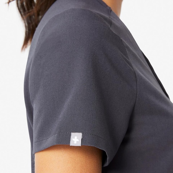 Figs Tops Figs Charcoal Catarina Onepocket Scrub Top Poshmark